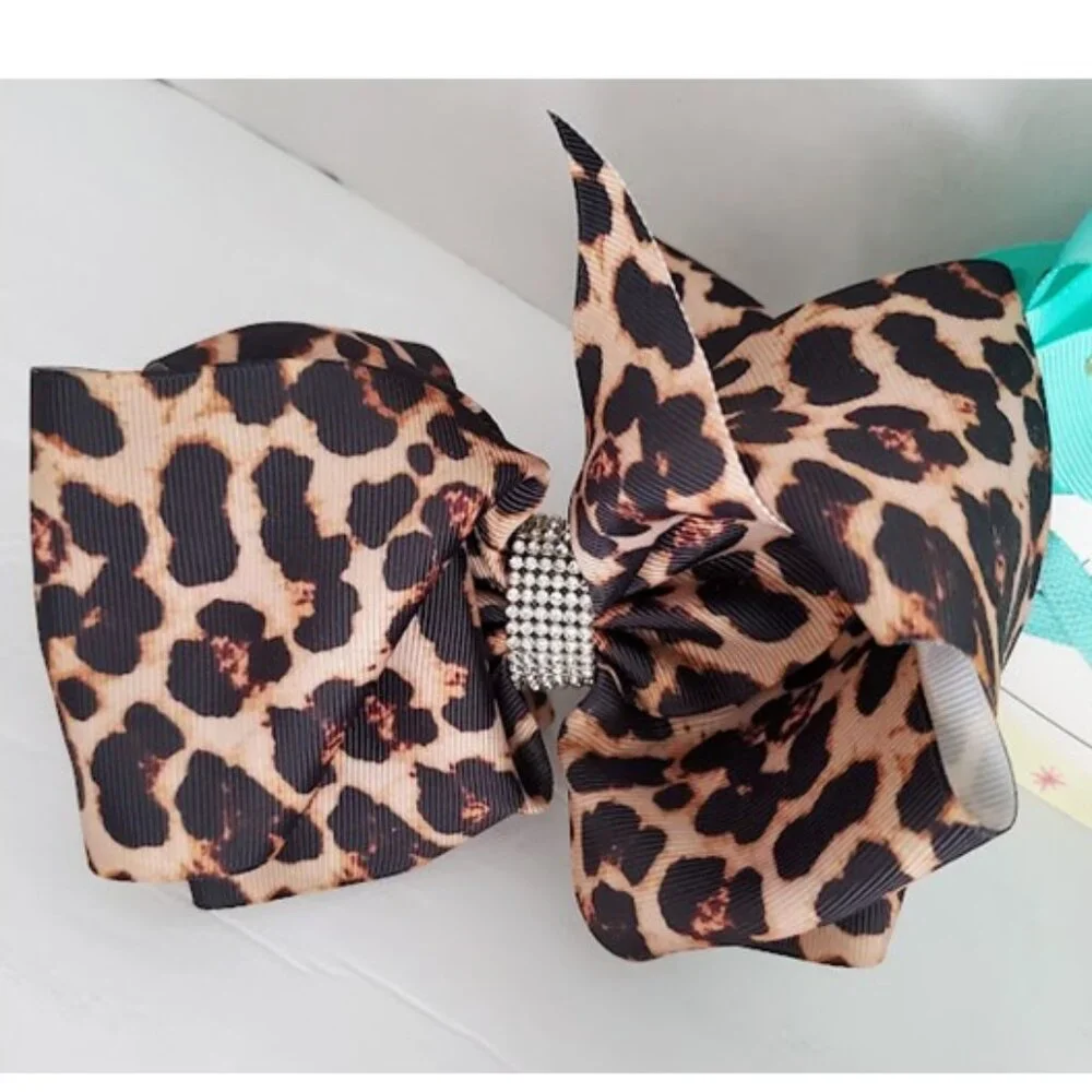 Bundle 3 Large Alligator Clip Hair Bows and 1 Shoe Lace & Bow Set NWT